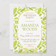 Lush Leafy Delight Verjaardag