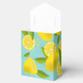 Lush Lemon - blauwgroen Party Favor Box Bedankdoosjes (Geopend)