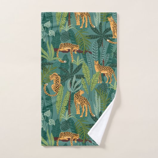 Lush Leopard Oerwoud Bad Handdoek (Handdoek)