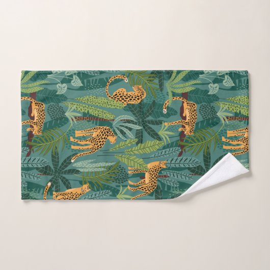 Lush Leopard Oerwoud Bad Handdoek (Handdoek)