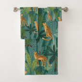 Lush Leopard Oerwoud Bad Handdoek (Insitu)