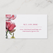 Lush Magnolias Wedding Planner Visitekaartje (Achterkant)