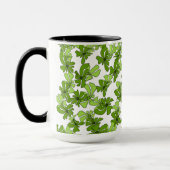 Lush Moments: Nature-Inspired Coffee Mug (Gauche)