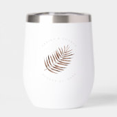 Lush Palm Leaf Mariage Terra Cotta ID956 (Arrière)