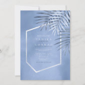 Lush Palm Leaf Wedding Windsor Blue ID956 (Voorkant)