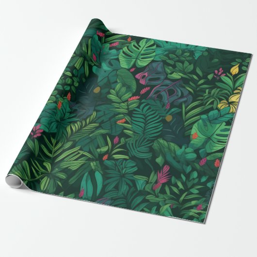 Lush Rainforest Cadeaupapier (Uitgerold)