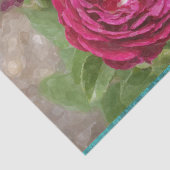 Lush Rozen Fuschia Roze Rode Magenta Weefpapier Tissuepapier (Detail)