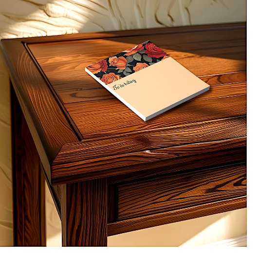 Lush rozen pattern notitieblok