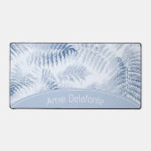 Lush Serene Blue varens gepersonaliseerd Bureaumat (Voorkant)