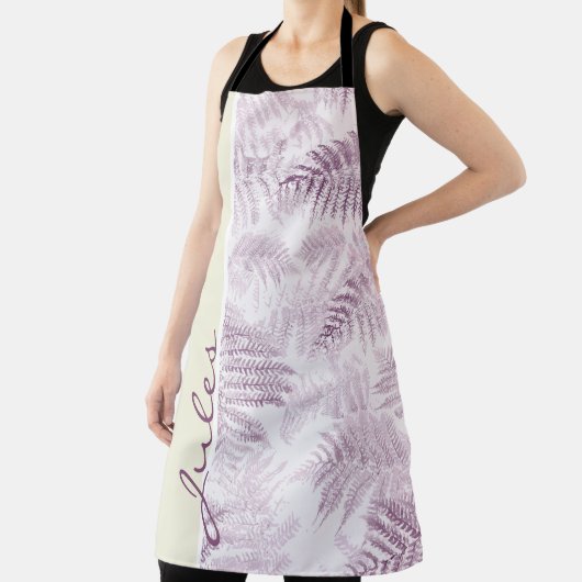 Lush Serene Pink Ferns op Yellow Schort (Insitu)