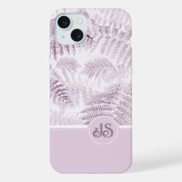 Lush Serene Roze Varen Monogram Initialen iPhone 15 Plus Case