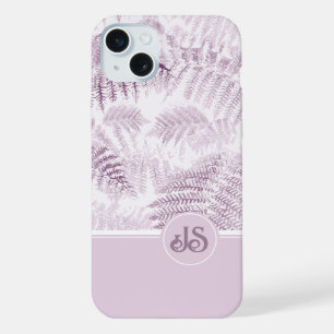 Lush Serene Roze Varen Monogram Initialen iPhone 15 Plus Case