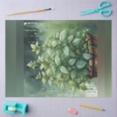 Lush Spring Mint Garden Decoupage Papier (Craft)