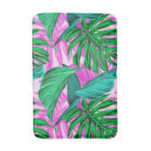 Lush Tropical Island Foliage Bath Mat (Voorkant Verticaal)
