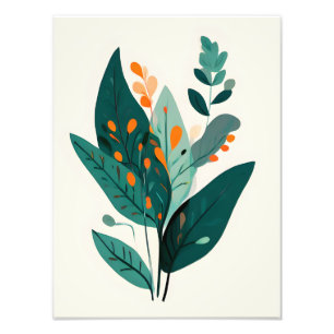 Lush Tropical Paradise Art Print Foto Afdruk