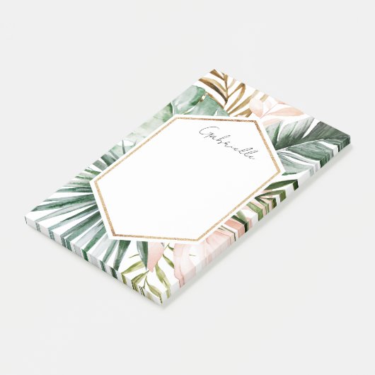Lush Tropics Post it Pad Post-it® Notes (Schuin)