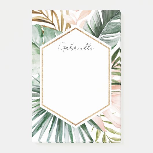 Lush Tropics Post it Pad Post-it® Notes (Voorkant)