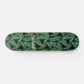Lush Warm Oerwoud Leaves Skateboard (Horizontaal)