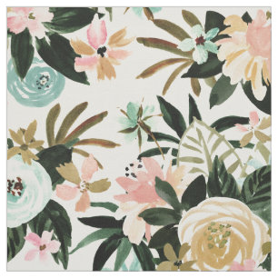 LUSHIE Romantic Lush Floral Stof