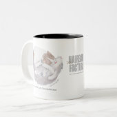 L'usine de Hairball 11 onces. Tasse (Devant gauche)