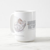 L'usine de Hairball 15 onces. Tasse (Devant gauche)