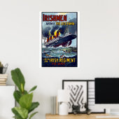 Lusitania Ship Poster (Thuiskantoor)