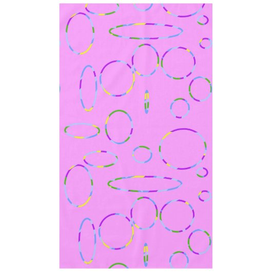 Lussen op roze tafelkleed (Voorkant)