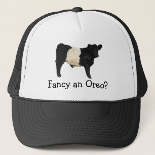 Lust je een Oreo? Belted Galloway Koe Trucker Pet