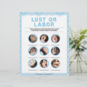 Lust of arbeid [Luxe kant [blauw]] Briefhoofd (Staand voorkant)