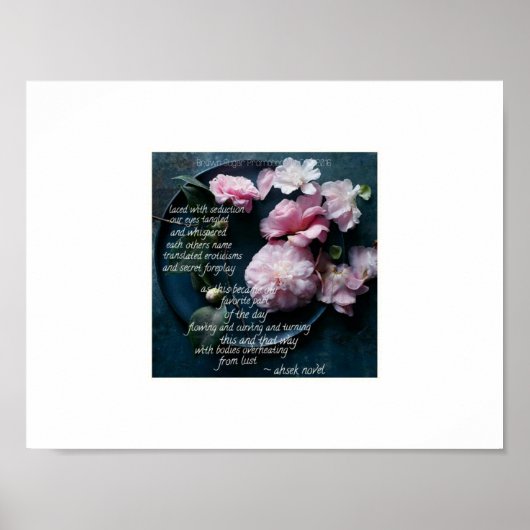 Lust Poem van Ahsek Novel Poster (Voorkant)