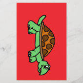 Lustige Schildkröte Flyer (Achterkant)