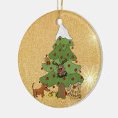 Lustiger Baum Keramisch Ornament (Links)