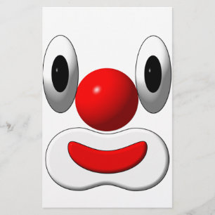 Lustiger Clown Briefpapier