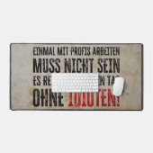 Lustiger Spruch über Arbeit und Kollegen Bureaumat (Keyboard & Muis)