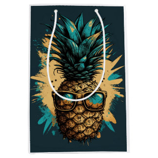 Lustiges Ananas Obst Medium Cadeauzakje