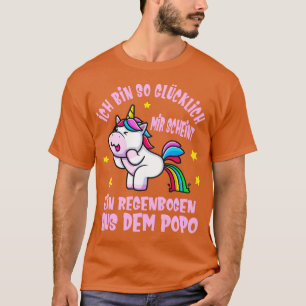 Lustiges Einhorn Gock Regenbogen Spa Eenhoorn T-shirt