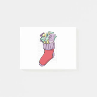 Lustiges Weihnachten Geld Socken Geschenk Post-it® Notes