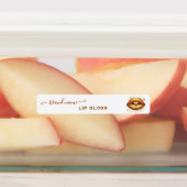 lustrage à lèvres sur mesure en or étiquette LIps (Apposé)