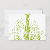 Lustre Antique Vert Pomme Mariage Réponse (Devant)