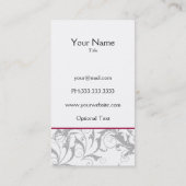 lustre Carte de visite chic (Dos)