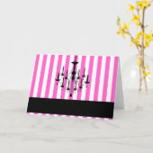 Lustre Carte pour notes-rose (Fleur jaune)
