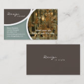 Lustre de carte de visite de modèle de design (Devant / Derrière)