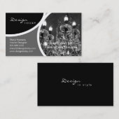 Lustre de carte de visite de modèle de design (Devant / Derrière)