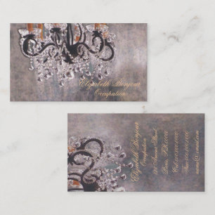 Lustre de Park Avenue - carte de visite chic