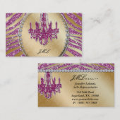 Lustre de parties scintillantes de zèbre de carte (Devant / Derrière)