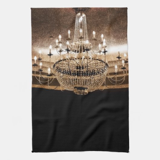 Lustre en cristal Dazzle Glitz Serviette cuisine (Vertical)