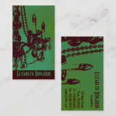 Lustre Glamor ~ Carte de visite (Devant / Derrière)