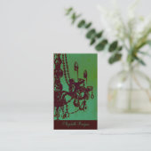 Lustre Glamor - Carte de visite (Debout devant)
