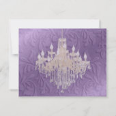 Lustre ~ Réponse Mariage ~ Cartes RSVP (Dos)