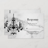 Lustre RSVP sur le marbre (Devant / Derrière)